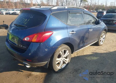 2009 Nissan Murano Le z USA, uszkodzony, nr VIN JN8AZ18W39W111343